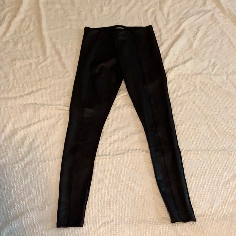Express faux leather pants